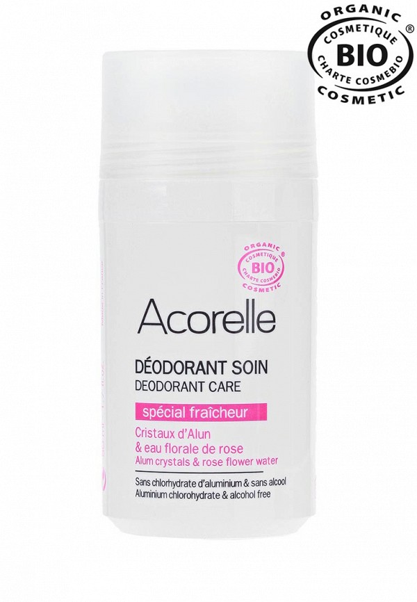 Роликовый дезодорант Acorelle Минеральный освежающий  РОЗОВАЯ ВОДА