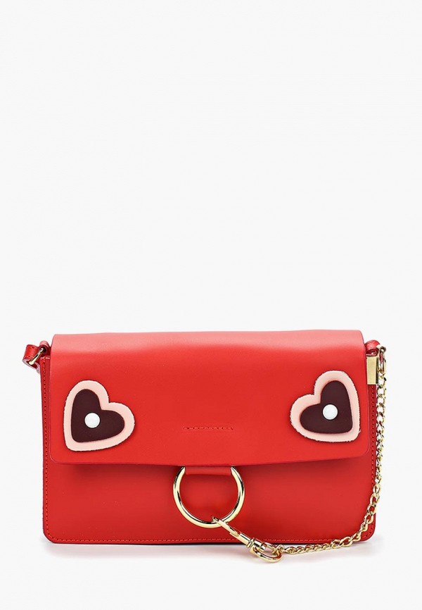 Сумка через плечо  - красный цвет