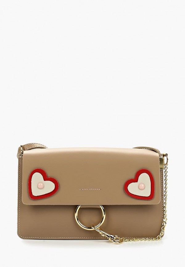 Сумка через плечо  - бежевый цвет