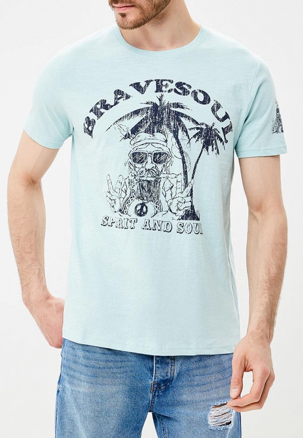 Футболка Brave Soul Brave Soul BR019EMABLY4 футболка brave soul brave soul br019ewsag21