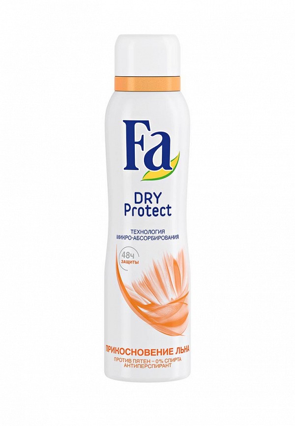 Дезодорант Fa антиперспирант аэрозоль Dry Protect Прикосновение льна, 150 мл