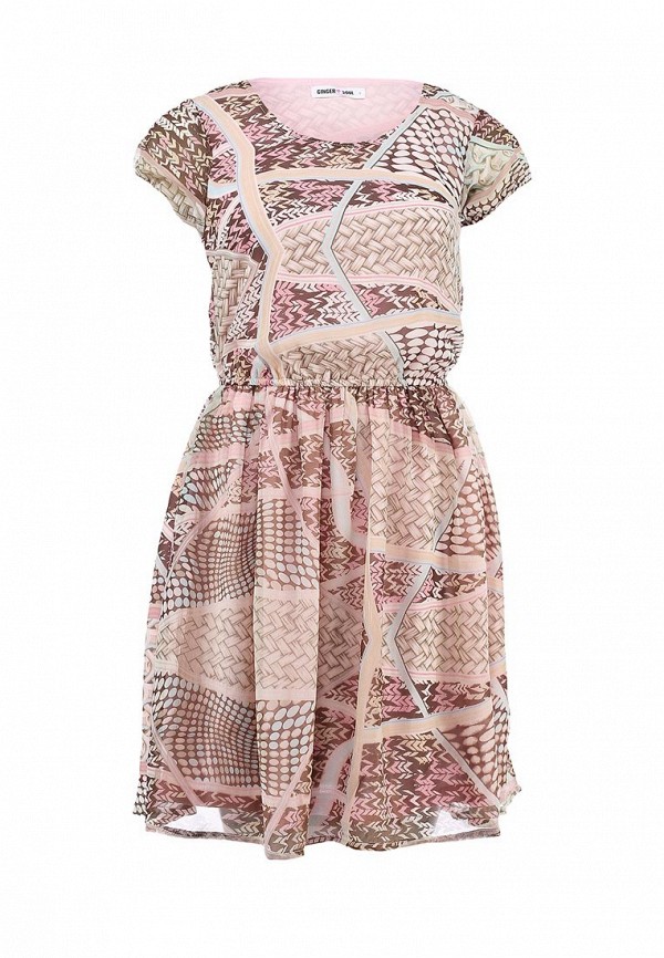 Платье Ginger+Soul GI005EWBZU61. Цвет: розовый