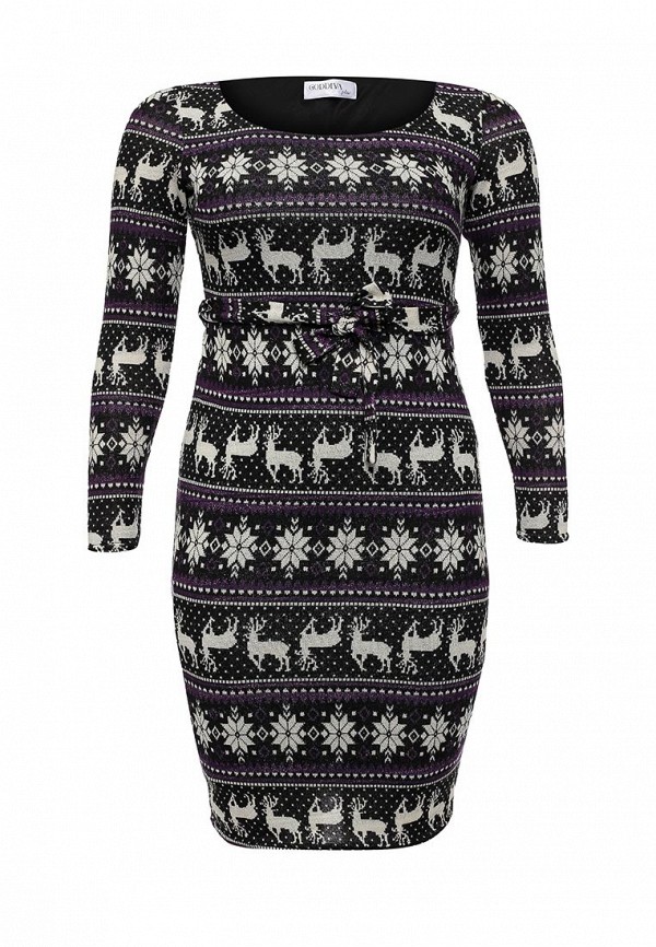 Платье Goddiva Size Plus Goddiva Size Plus GO015EWMPL82 платье goddiva size plus goddiva size plus go015ewrae32