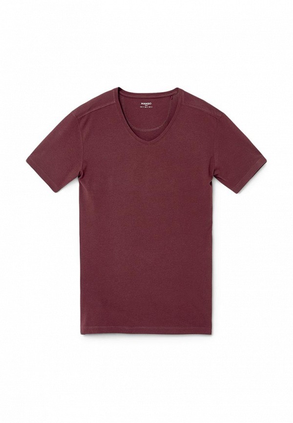 V-neck cotton t-shirt Mango Man