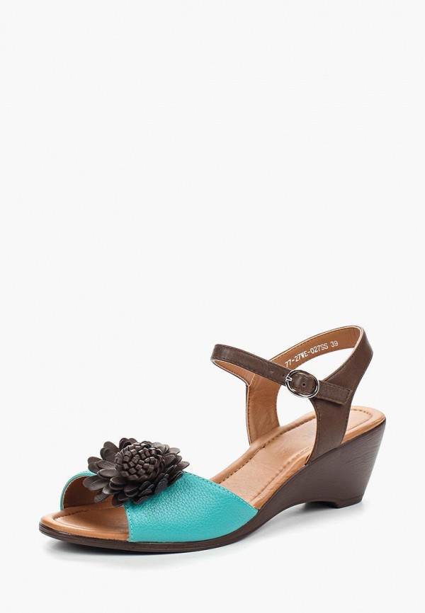 Босоножки Instreet, Бирюзовый 
Босоножки Instreet, Бирюзовый