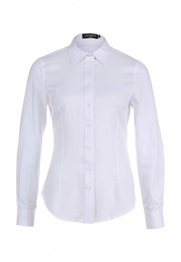 Рубашка Lamania Basic LA013EWGR097. Цвет: белый