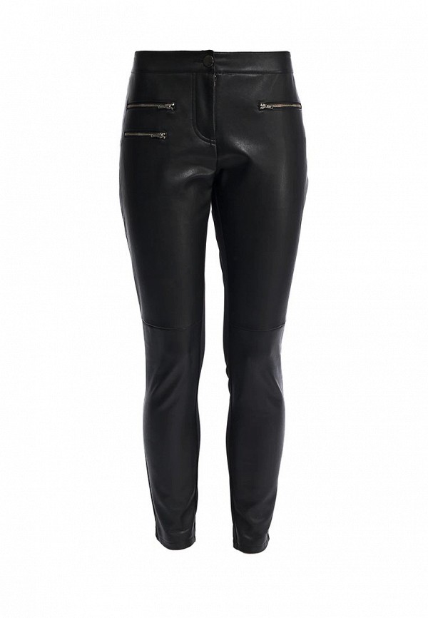Брюки LOST INK PU & PONTE SKINNY TROUSERS WITH ZIP DETAIL Брюки LOST INK PU & PONTE SKINNY TROUSERS WITH ZIP DETAIL