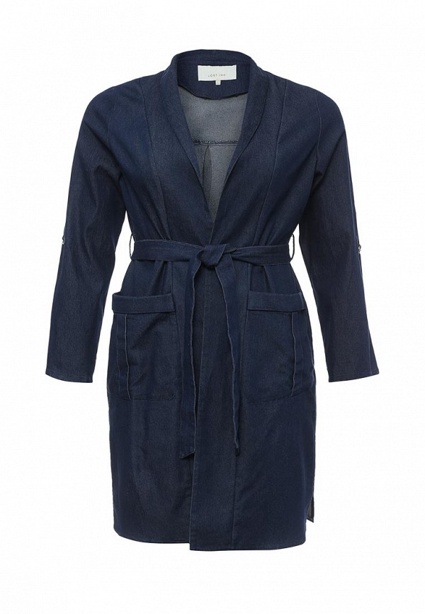 Плащ LOST INK PLUS DENIM TRENCH COAT