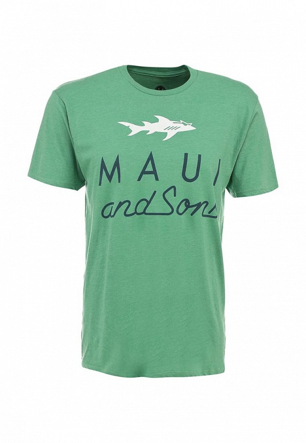 Футболка Maui and sons MA011EMID814. Цвет: зеленый