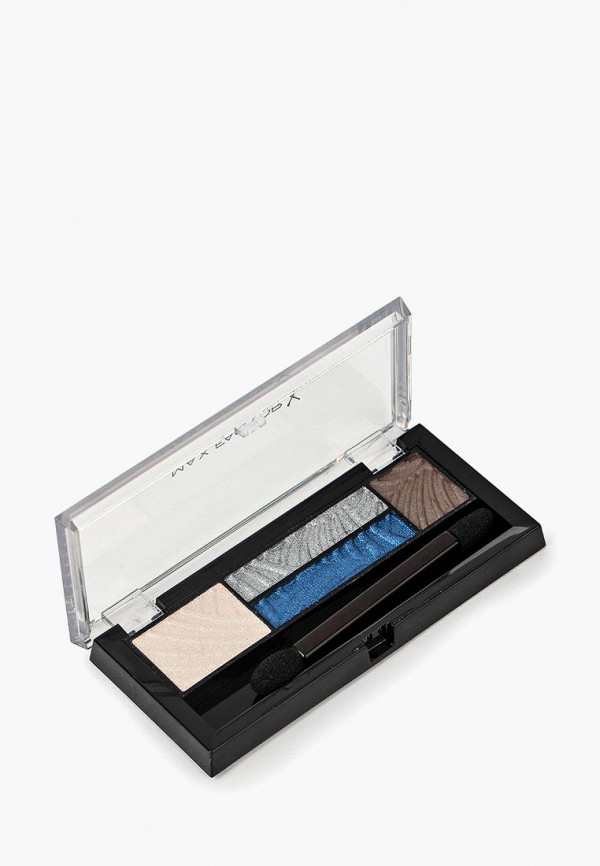 Тени для век Max Factor 4-х цветные И Бровей Smokey Eye Drama Kit 2 В 1 Тон 06 azzure allure