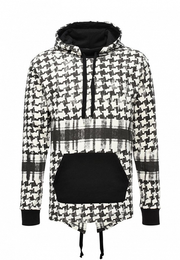 Худи  - черно-белый цвет