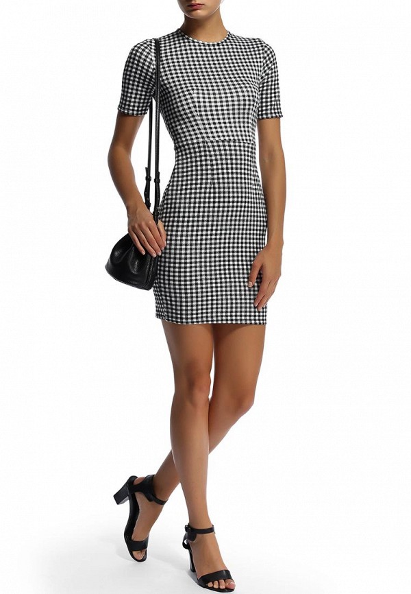 Gingham mini dress