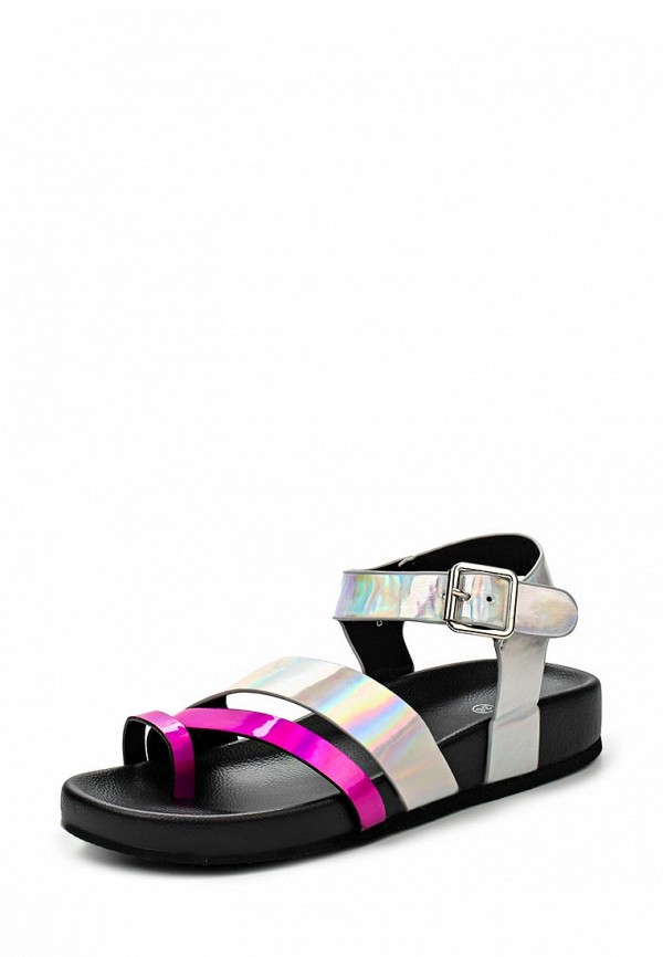 Сандалии  - серебряный цвет