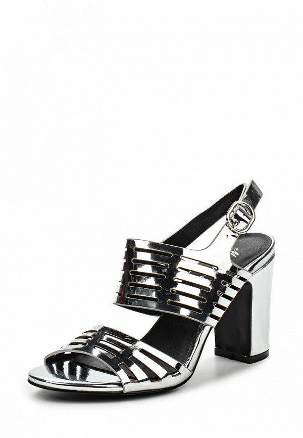 Сандалии  - серебряный цвет