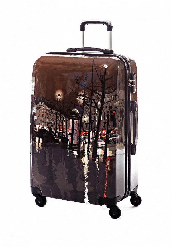 Чемодан  - коричневый цвет