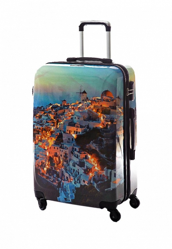 Чемодан  - мультиколор цвет