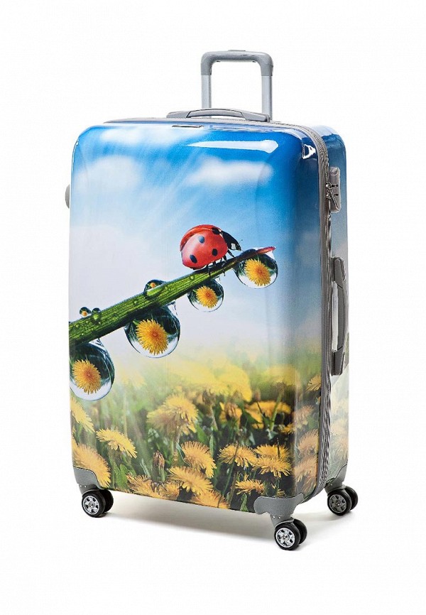 Чемодан  - мультиколор цвет