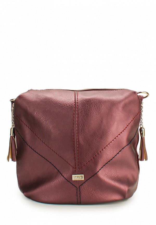 Сумка через плечо  - бордовый цвет