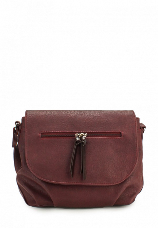 Сумка через плечо  - бордовый цвет