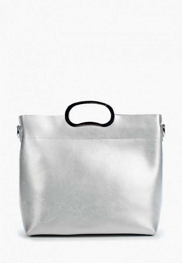 Мягкая сумка  - серебряный цвет