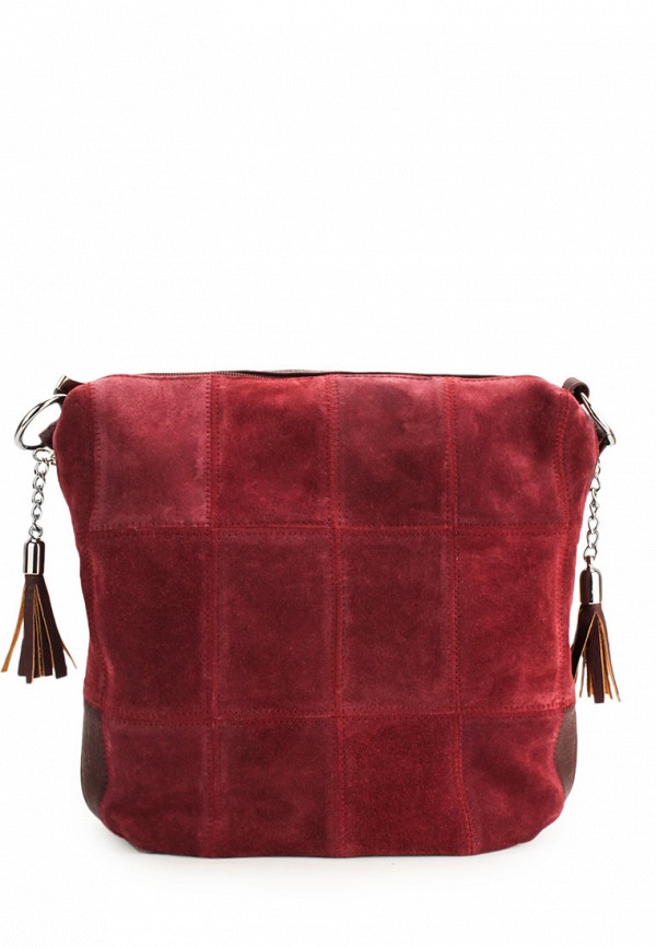 Сумка через плечо  - бордовый цвет