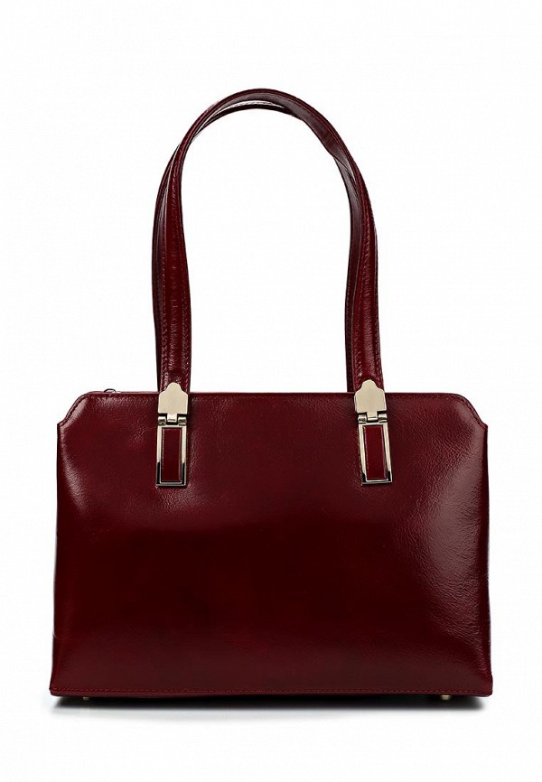 Каркасная сумка  - бордовый цвет