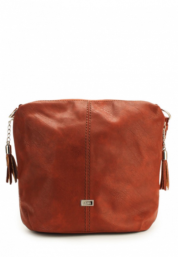 Сумка через плечо  - коричневый цвет