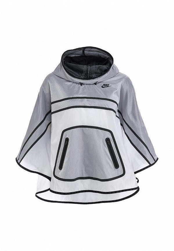 Дождевик Nike NI464EWADA30. Цвет: белый, серый