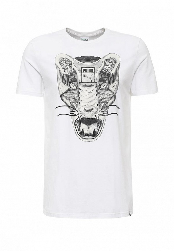 white puma tshirt