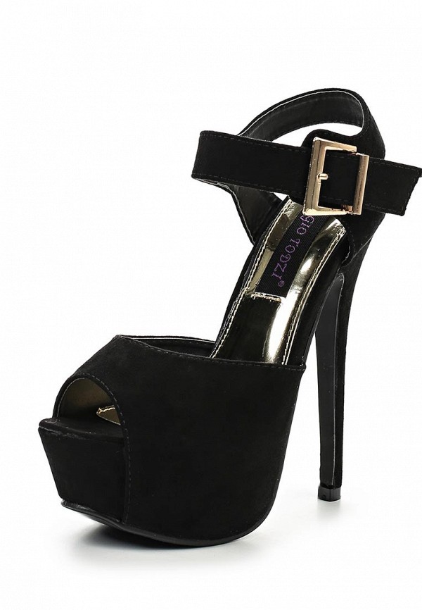 Сандалии  - черный цвет