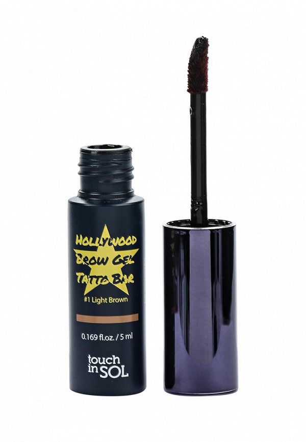 Гель Touch in Sol HOLLYWOOD BROW Тату-гель для бровей, 5 мл, №1 Light brown