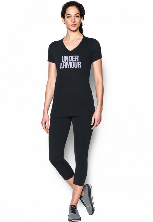 Футболка спортивная Under Armour UA Threadborne Train Wordmark V-Neck