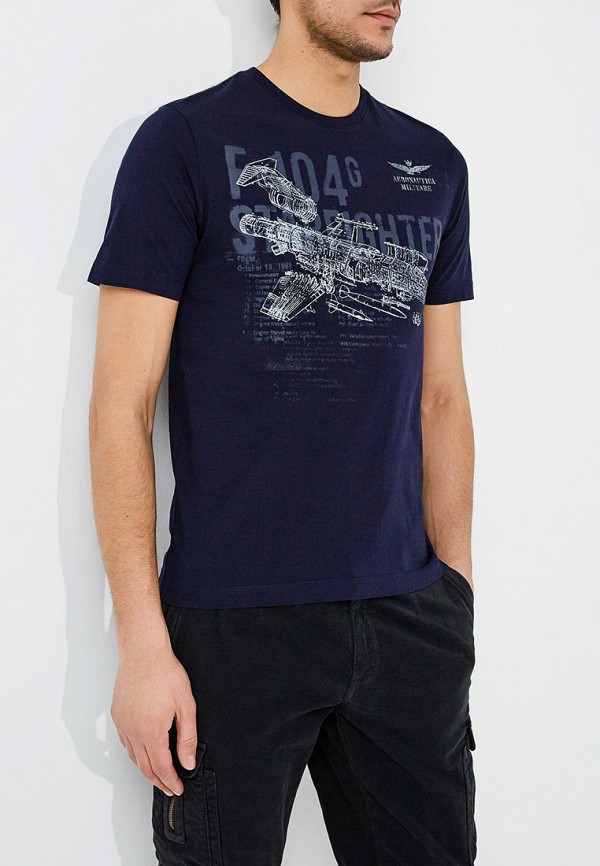 

Футболка Aeronautica Militare, Синий