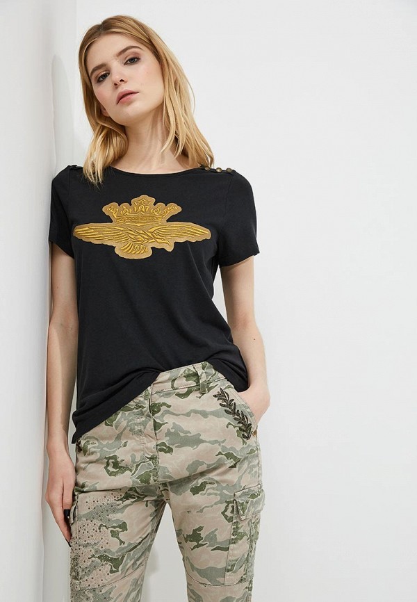 

Футболка Aeronautica Militare, Черный