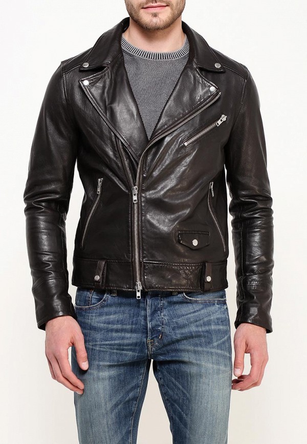 

Куртка кожаная Blouson, Коричневый