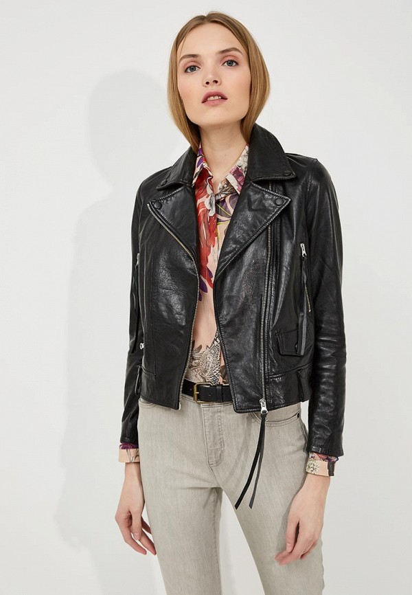

Куртка кожаная Blouson, Черный