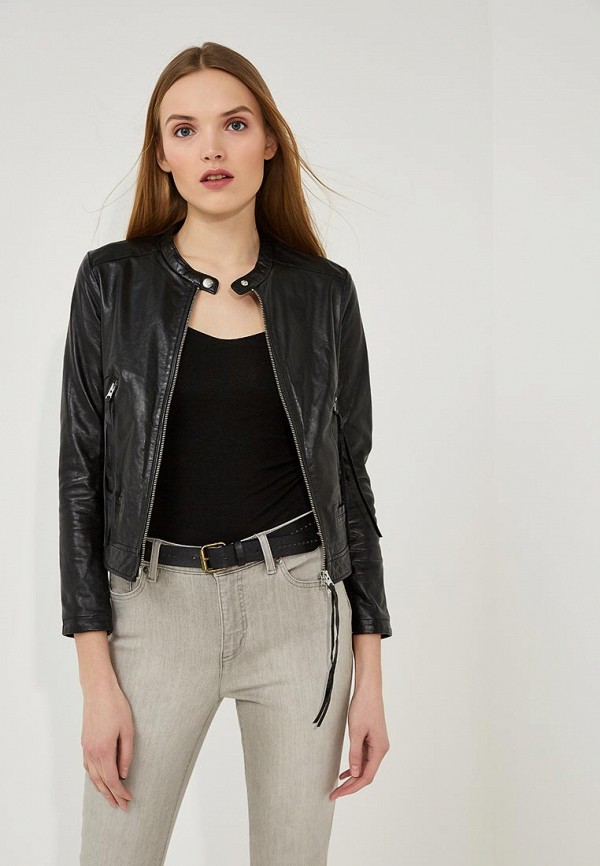 

Куртка кожаная Blouson, Черный