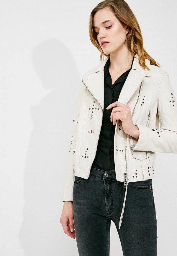 

Куртка кожаная Blouson, Белый