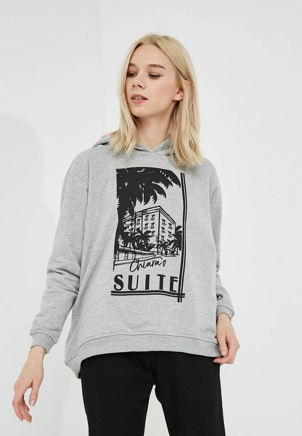 

Худи Chiara Ferragni Collection, Серый