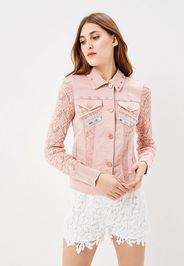 

Куртка джинсовая Desigual, Розовый
