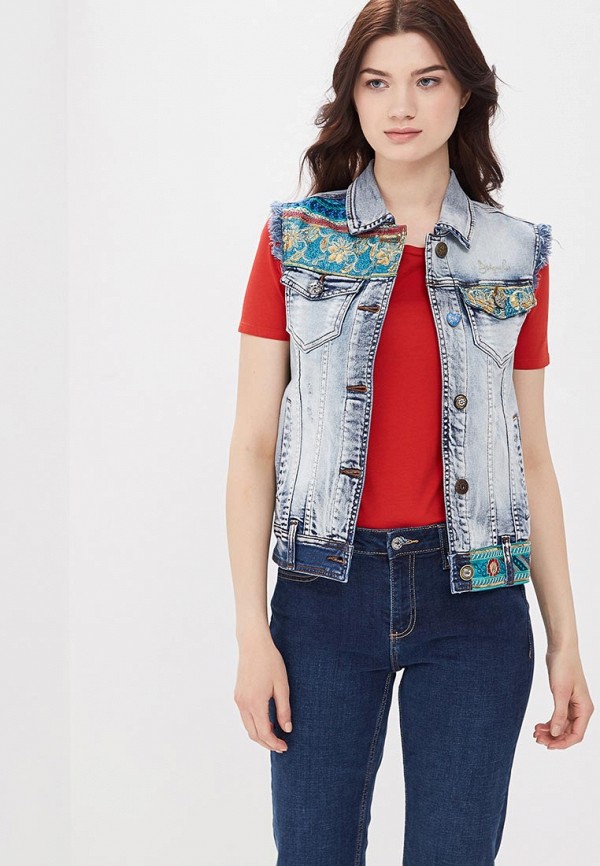 

Жилет джинсовый Desigual, Голубой
