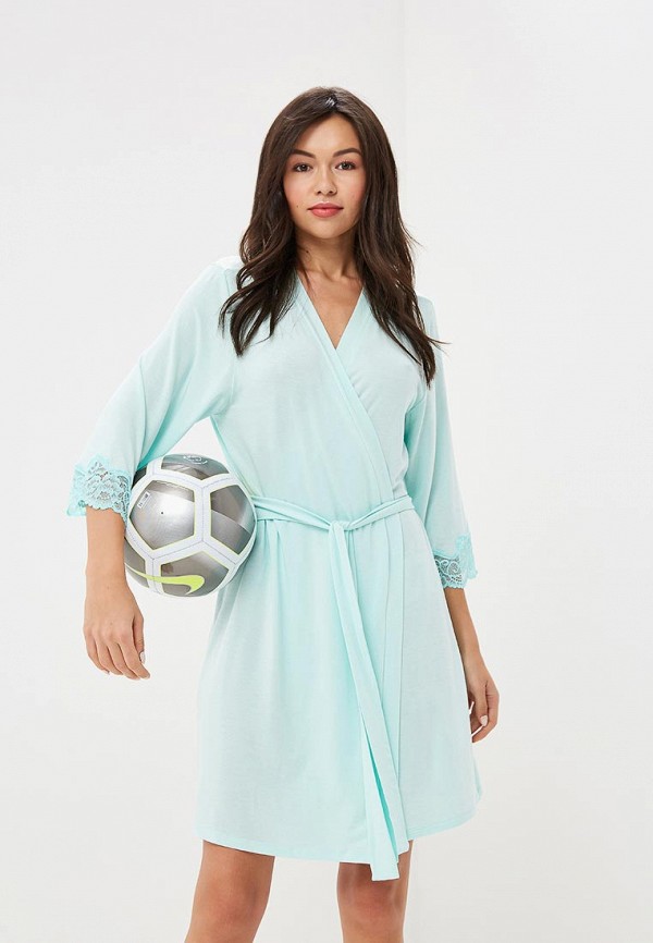 

Халат домашний Дефиле, Бирюзовый