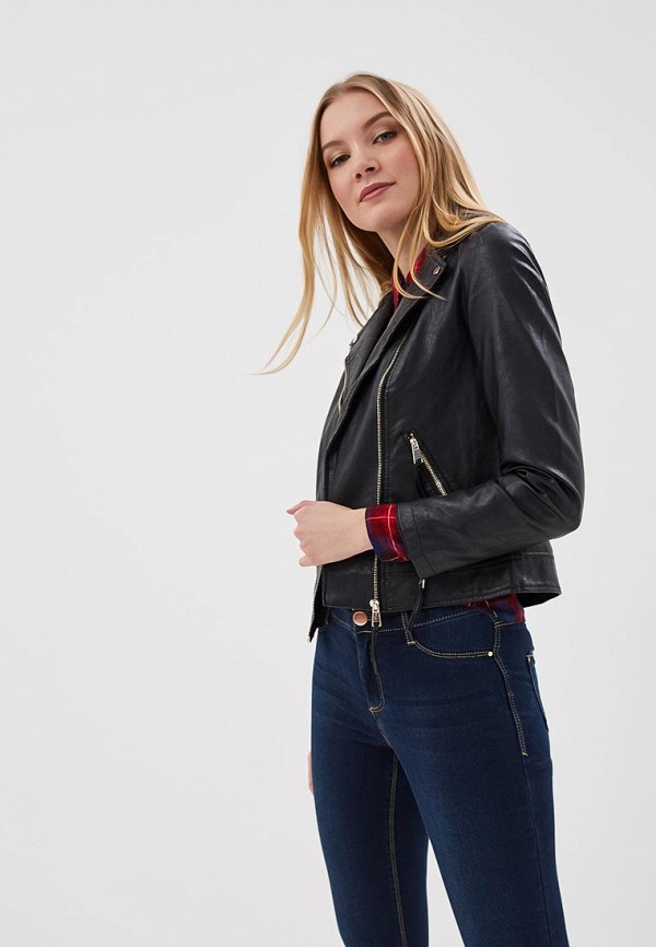 

Куртка кожаная Dorothy Perkins, Черный