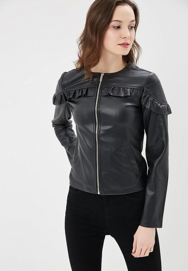 

Куртка кожаная Dorothy Perkins, Черный