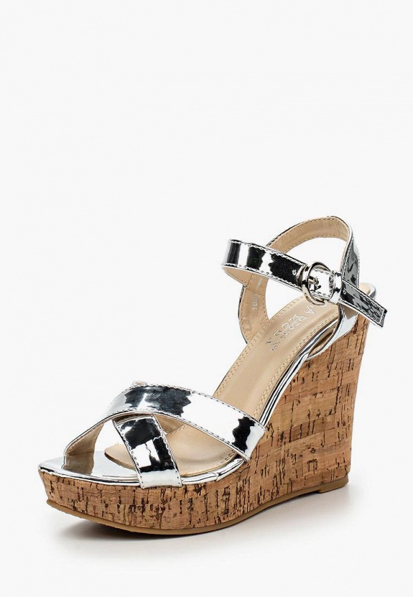 

Босоножки Donna Moda, Серебряный