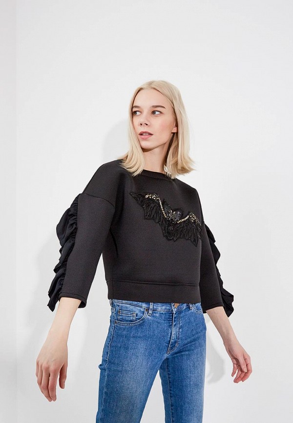 

Свитшот Elisabetta Franchi, Черный