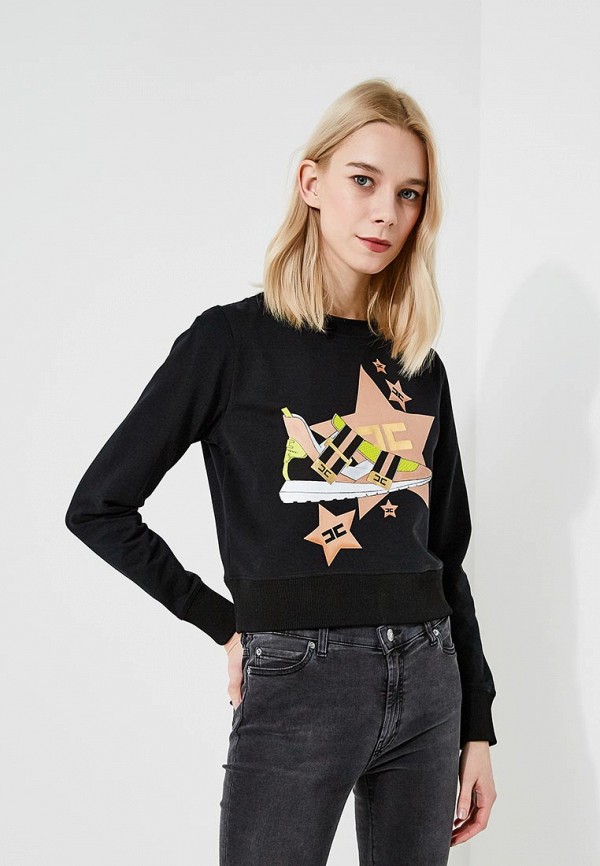 

Свитшот Elisabetta Franchi, Черный