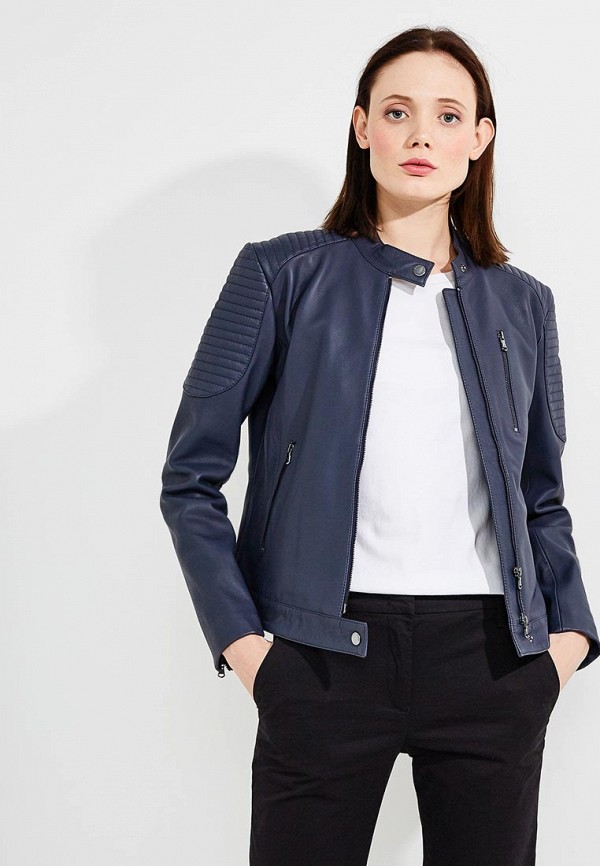 

Куртка кожаная Emporio Armani, Синий