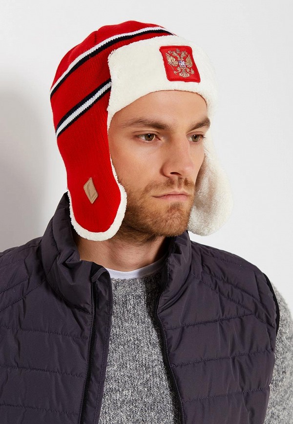 шапка мужская синяя форвард.