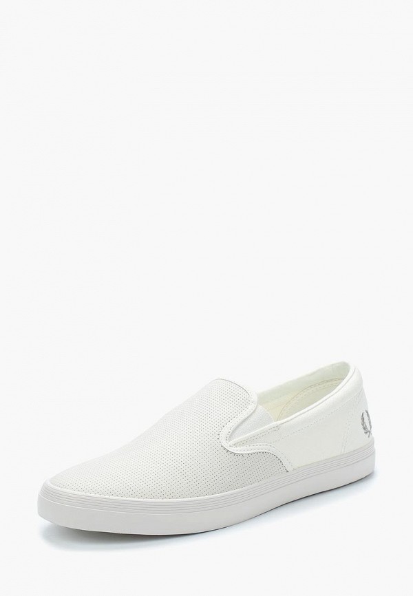

Слипоны Fred Perry, Белый